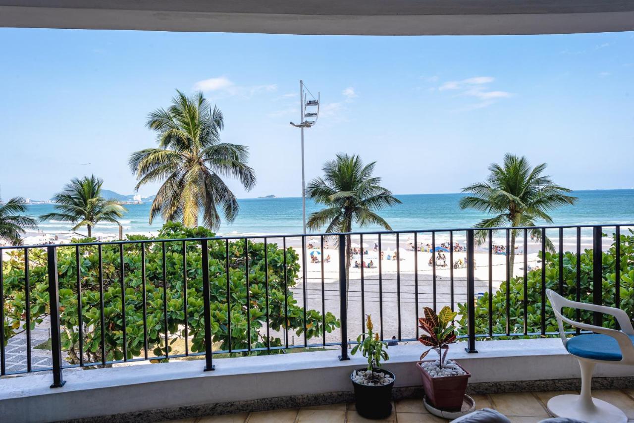 Frente Ao Mar Na Praia Das Asturias - Apto Completo Guarujá Eksteriør bilde