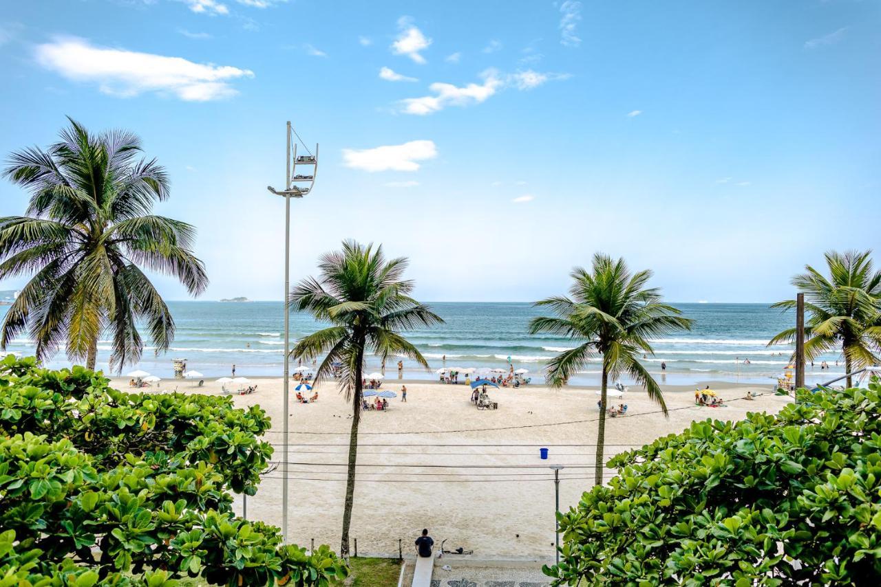 Frente Ao Mar Na Praia Das Asturias - Apto Completo Guarujá Eksteriør bilde
